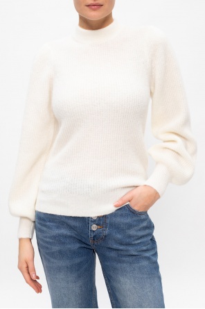 Ganni puff hot sale sleeve sweater